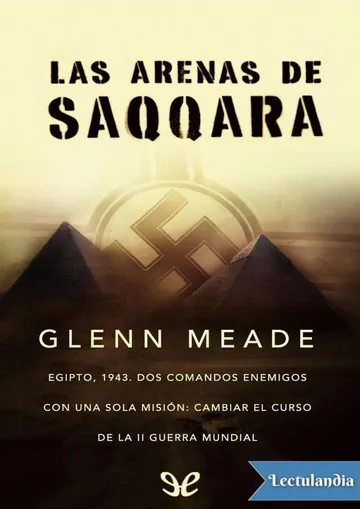 Las arenas de Saqqara de Glenn Meade, portada del libro