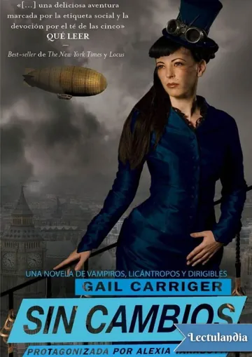 Sin Cambios de Gail Carriger, portada del libro