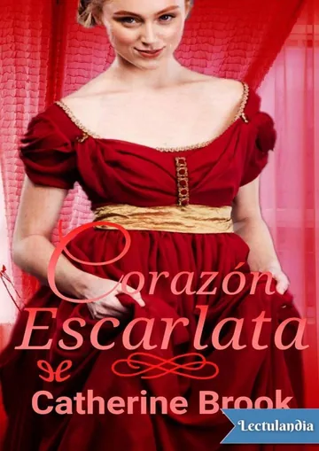 Corazón Escarlata de Catherine Brook, portada del libro