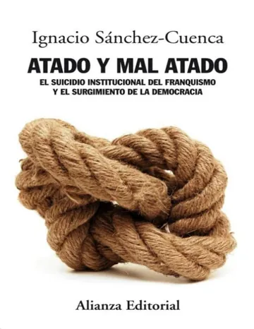 Atado y mal atado de Ignacio Sanchez-Cuenca, portada del libro