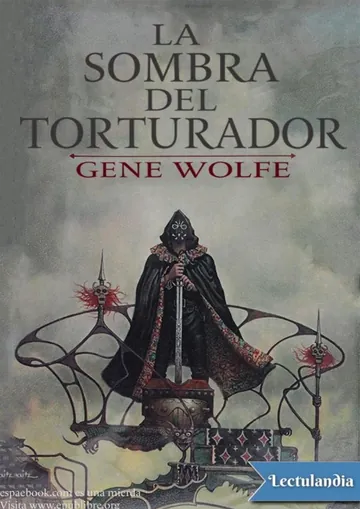 La sombra del torturador de Gene Wolfe, portada del libro