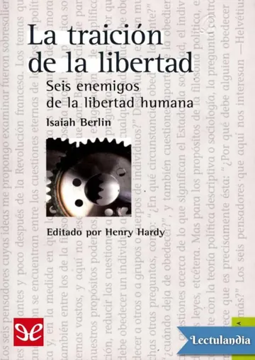 La traición de la libertad de Isaiah Berlin, portada del libro
