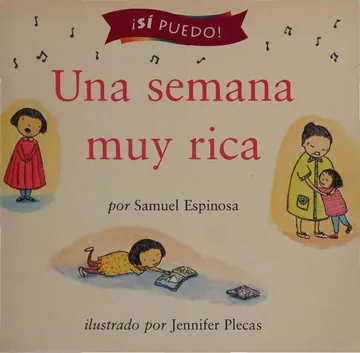 Una semana muy rica de Samuel Espinosa, portada del libro