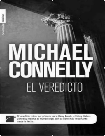 El veredicto de Michael Connelly, portada del libro