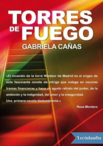 Torres de fuego de Gabriela Cañas, portada del libro