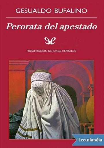 Perorata del apestado de Gesualdo Bufalino, portada del libro