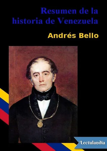 Resumen de la historia de Venezuela de Andrés Bello, portada del libro