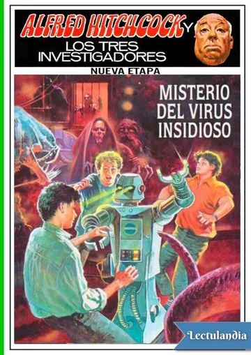 Misterio del virus insidioso de G. H. Stone, portada del libro