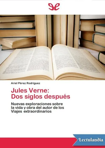 Jules Verne: dos siglos después de Ariel Pérez Rodríguez, portada del libro