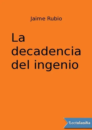 La decadencia del ingenio de Jaime Rubio, portada del libro