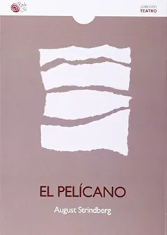 El pelícano de August Strindberg, portada del libro