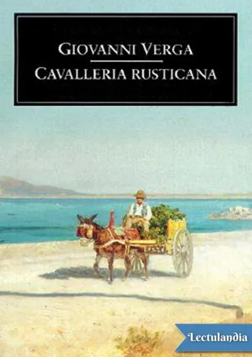 Cavalleria rusticana de Giovanni Verga, portada del libro