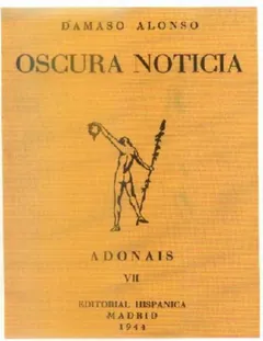 Oscura noticia - Damaso Alonso