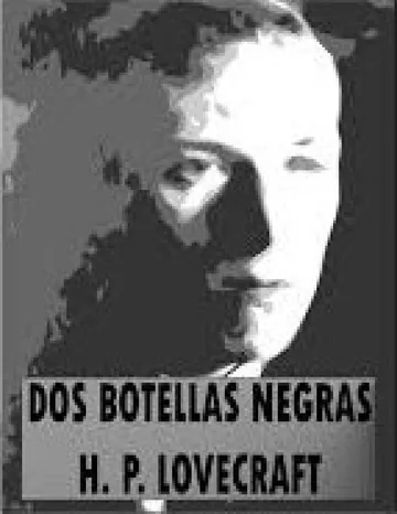 Dos botellas negras de H. P. Lovecraft, portada del libro