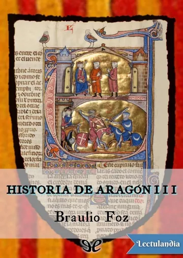 Historia de Aragón III de Braulio Foz y Burges, portada del libro