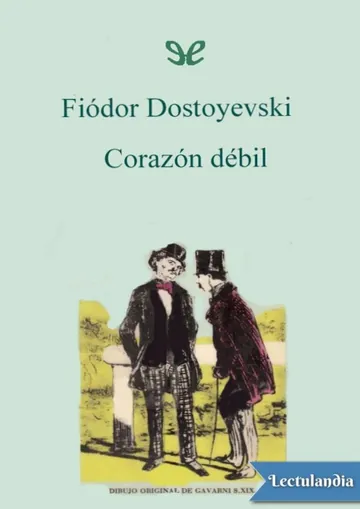 Corazón débil de Fiódor Dostoyevski, portada del libro