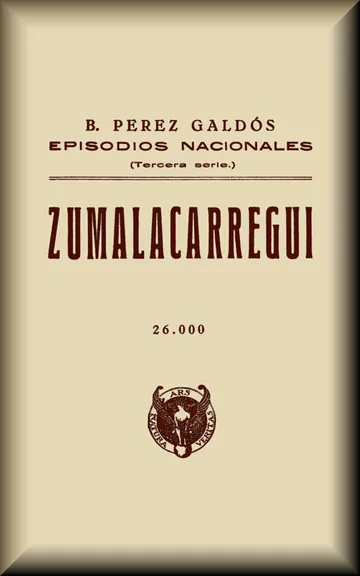 Zumalacárregui de Benito Pérez Galdós, portada del libro