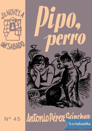 Pipo, perro de Antonio Pérez Sánchez, portada del libro