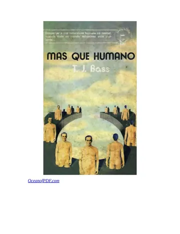 Más que humano de T. J. Bass, portada del libro