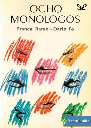 Ocho monólogos de Franca Rame, portada del libro