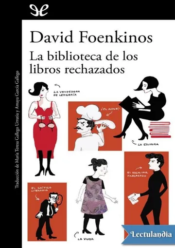 La biblioteca de los libros rechazados de David Foenkinos, portada del libro