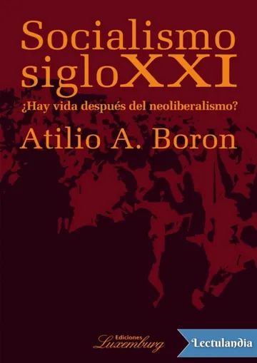 Socialismo siglo XXI de Atilio Borón, portada del libro