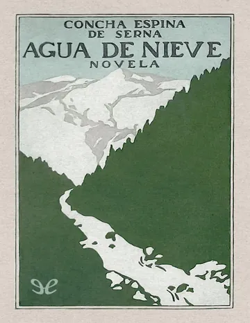 Agua de nieve de Concha Espina, portada del libro