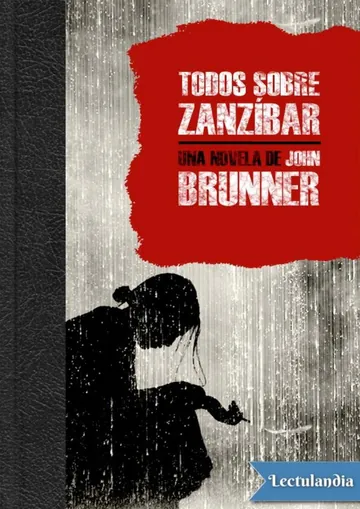 Todos sobre Zanzíbar de John Brunner, portada del libro