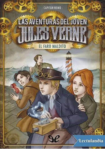 El faro maldito de Capitán Nemo, portada del libro