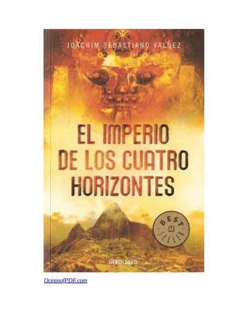 El Imperio de los Cuatro Horizontes de Joachim Sebastiano Valdez, portada del libro