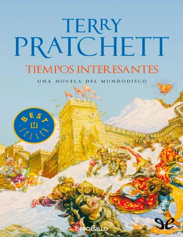 Tiempos interesantes de Terry Pratchett, portada del libro