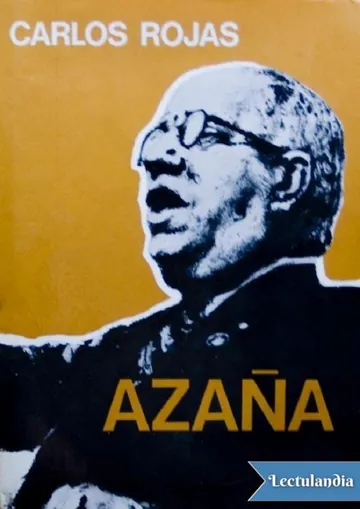 Azaña de Carlos Rojas, portada del libro
