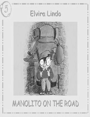 Manolito Gafotas 5 - Manolito on the road de Elvira Lindo, portada del libro