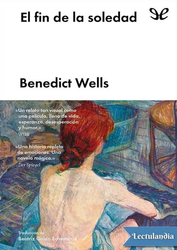 El fin de la soledad de Benedict Wells, portada del libro