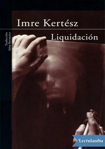 Liquidación de Imre Kertész, portada del libro