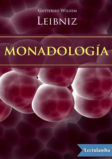 Monadología de Gottfried Wilhem Leibniz, portada del libro