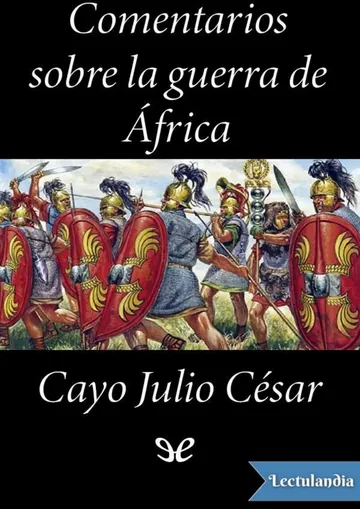 Comentarios sobre la guerra de África de Cayo Julio César, portada del libro