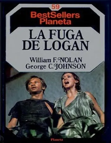La fuga de Logan de William F. Nolan, George C Johnson, portada del libro