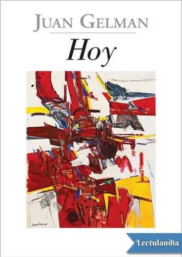 Hoy de Juan Gelman, portada del libro
