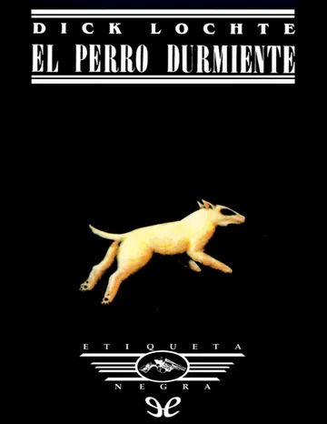 El perro durmiente de Dick Lochte, portada del libro