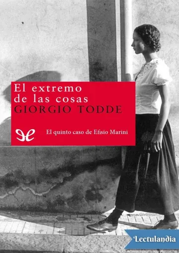El extremo de las cosas de Giorgio Todde, portada del libro