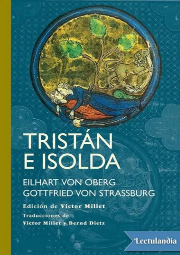 Tristán e Isolda de Eilhart von Oberg, portada del libro