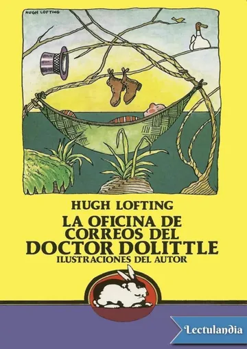 La oficina de correos del doctor Dolittle de Hugh Lofting, portada del libro