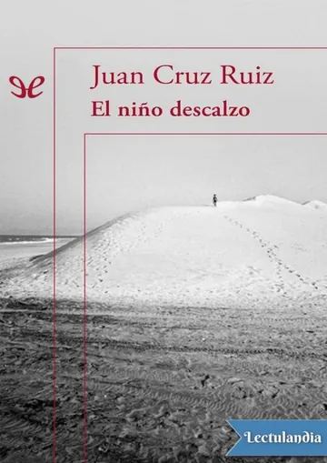 El niño descalzo de Juan Cruz Ruiz, portada del libro