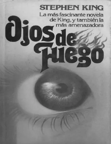 Ojos de fuego de Stephen King, portada del libro