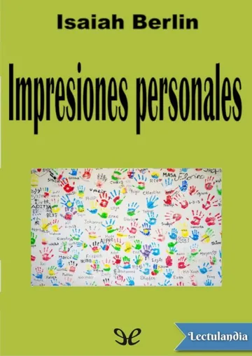 Impresiones personales de Isaiah Berlin, portada del libro
