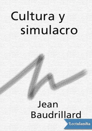 Cultura y simulacro de Jean Baudrillard, portada del libro