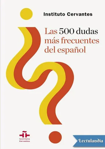 Las 500 dudas más frecuentes del español de Instituto Cervantes, portada del libro