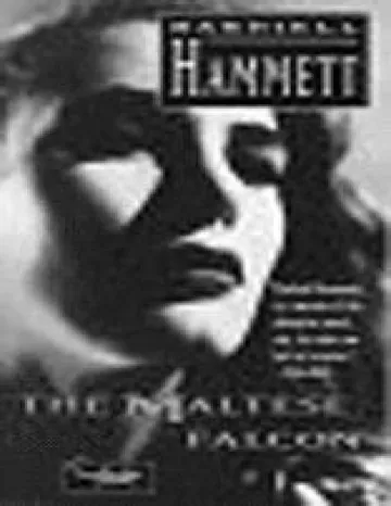 El halcón maltés de Dashiell Hammett, portada del libro