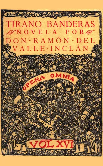 Tirano Banderas de Ramón María del Valle-Inclán, portada del libro